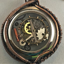 Load image into Gallery viewer, Watch Gears and Copper Necklace