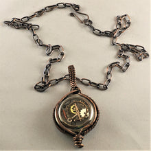 Load image into Gallery viewer, Watch Gears and Copper Necklace