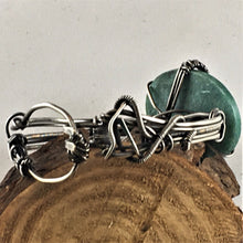Load image into Gallery viewer, Sterling silver wire &amp; aventurine bracelet