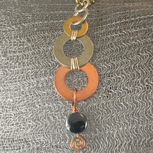 Load image into Gallery viewer, Washer and hematite necklace