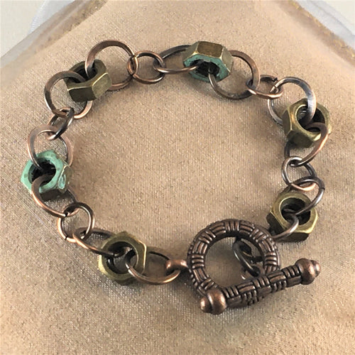 Nutty about copper bracelet