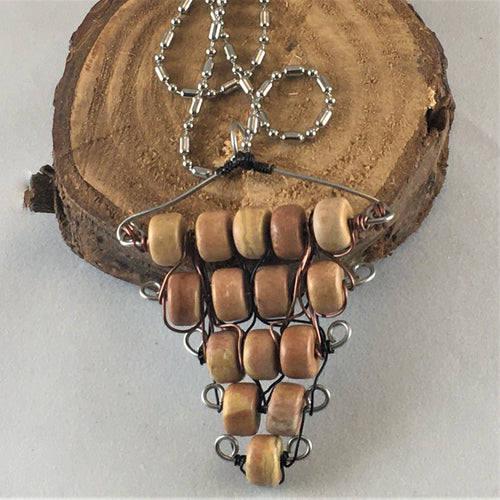 Pipestone pendant necklace