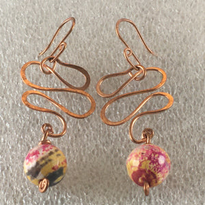 Wavy earrings