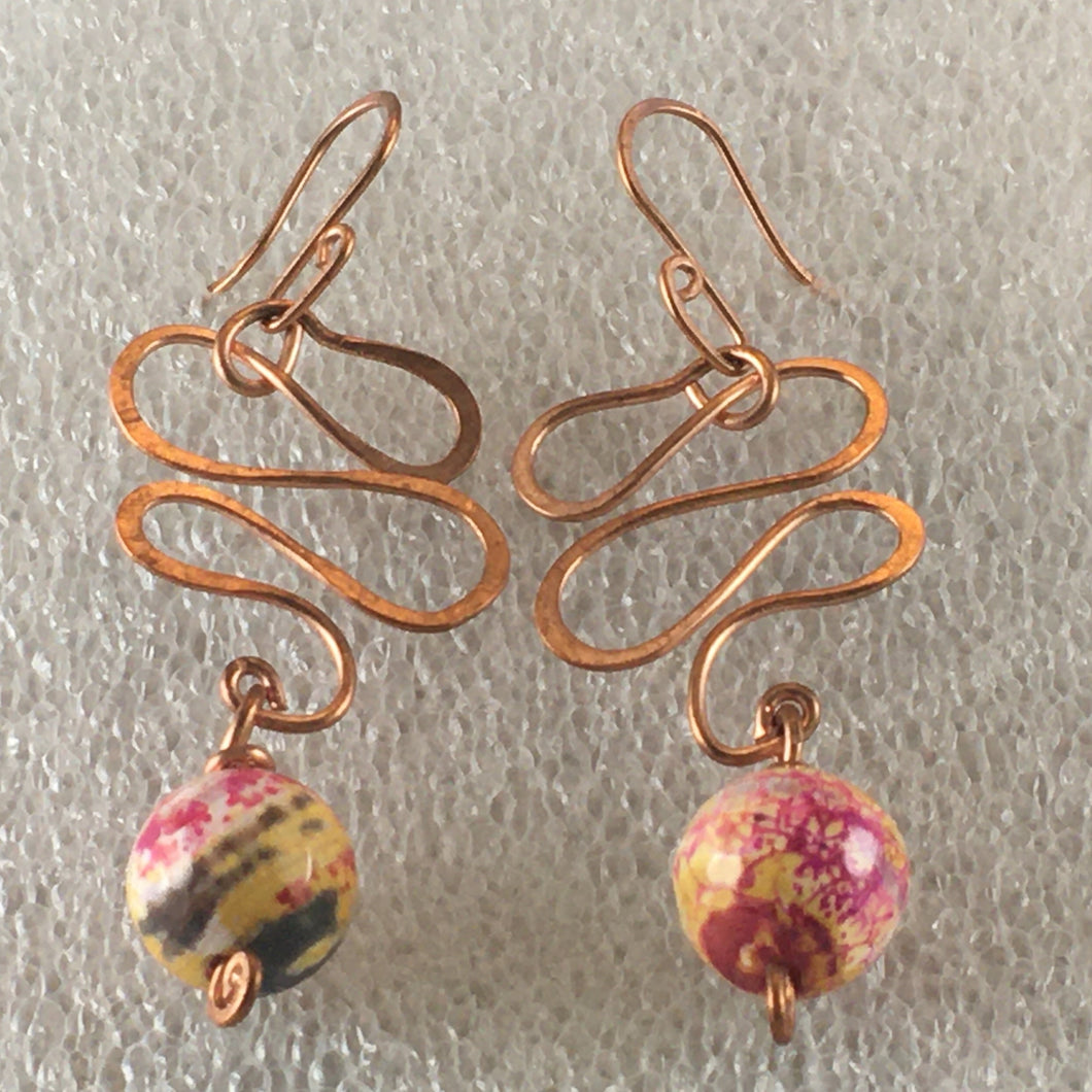 Wavy earrings