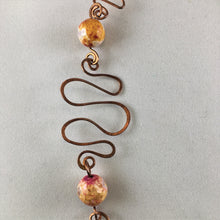 Load image into Gallery viewer, Wavy Copper necklace