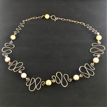 Load image into Gallery viewer, Wavy Copper necklace
