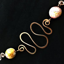 Load image into Gallery viewer, Wavy Copper necklace