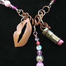 Load image into Gallery viewer, Polish my lips necklace - Trail Trash