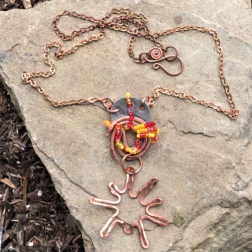 Flip Top Sun Necklace - Trail trash