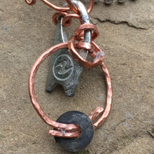Load image into Gallery viewer, Free-form Metals Necklace - Trail trash