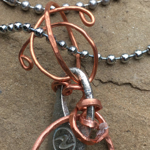Free-form Metals Necklace - Trail trash