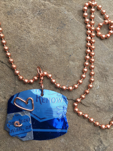 Blue Love Necklace - Trail trash