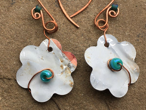 Flower Power Earrings - Trail trash