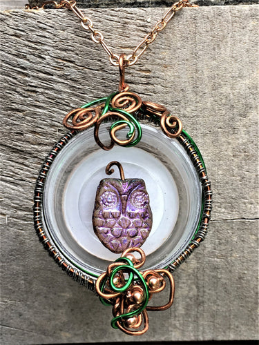 Give a Hoot Necklace - Trail trash