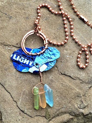 Light Crystals Necklace - Trail trash