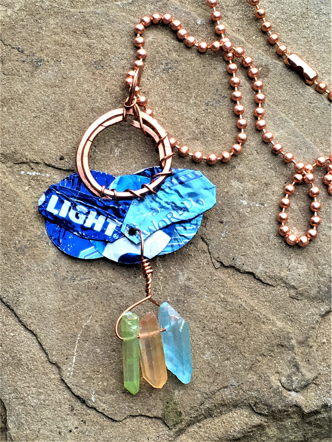 Light Crystals Necklace - Trail trash
