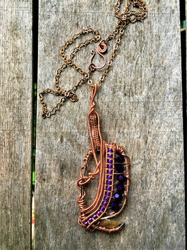 Woven Look Necklace - Trail trash