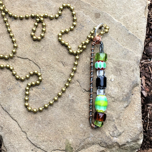 Wire Clip Necklace - Trail trash