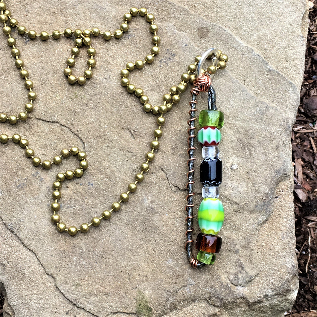 Wire Clip Necklace - Trail trash