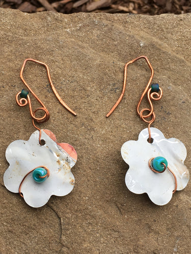 Flower Power Earrings - Trail trash