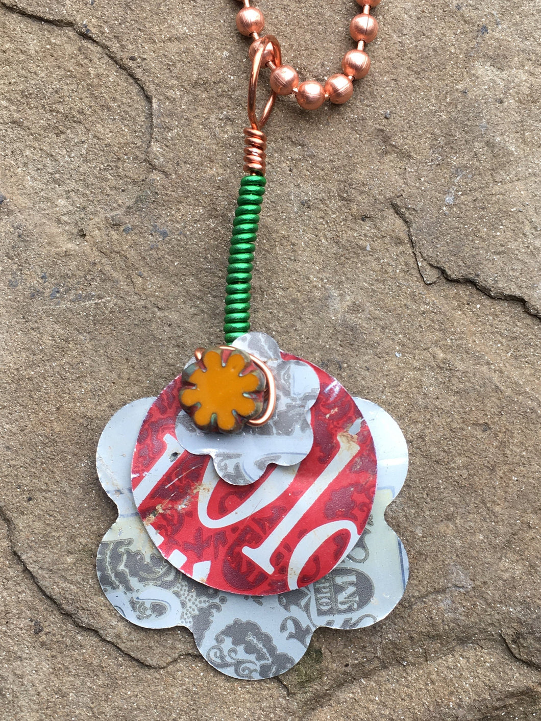 Hanging Flower Necklace - Trail trash